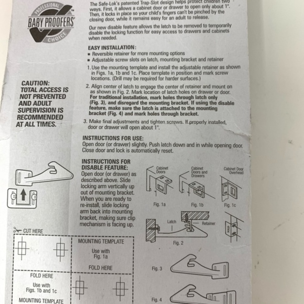 Mommy’s Helper Cabinet/Drawer 6 Lock Set! - Picture 4 of 4
